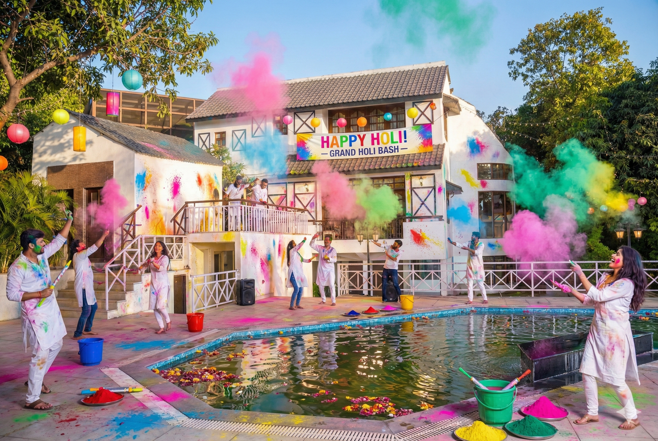 Holi Party Celebration by Perfecplan