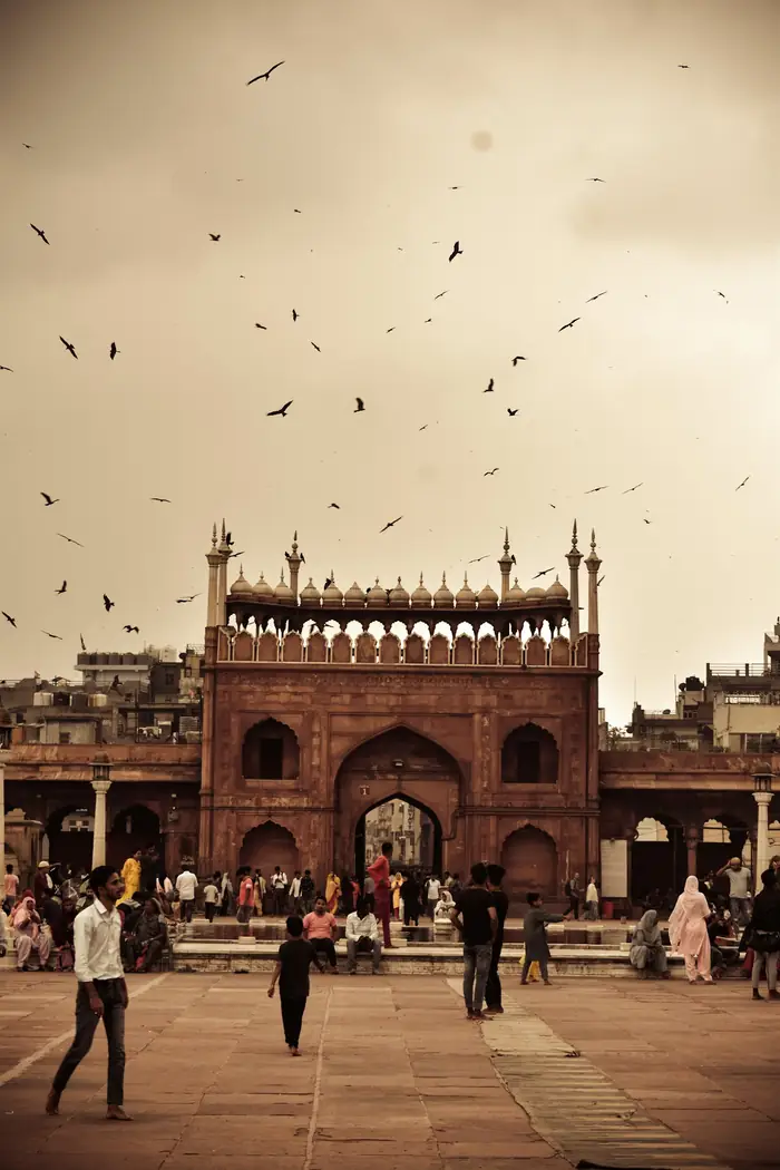 Jama Masjid gate in the Chandni Chowk area