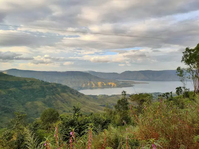 Hills and lake at Mahabaleshwar