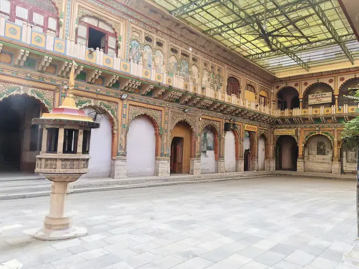 Inside the Dwarkadheesh Temple, Mathura