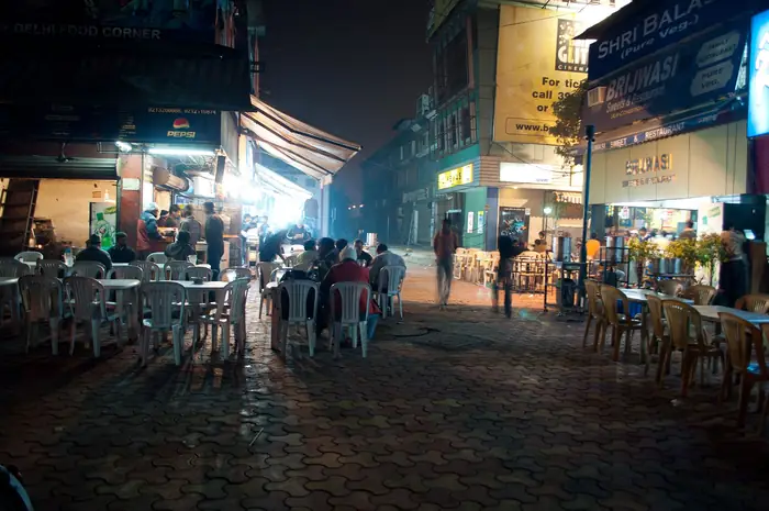 Evening market, New Friends Colony