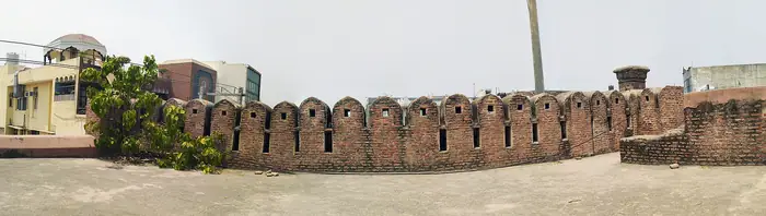 Battlements of a historic gate, Panipat